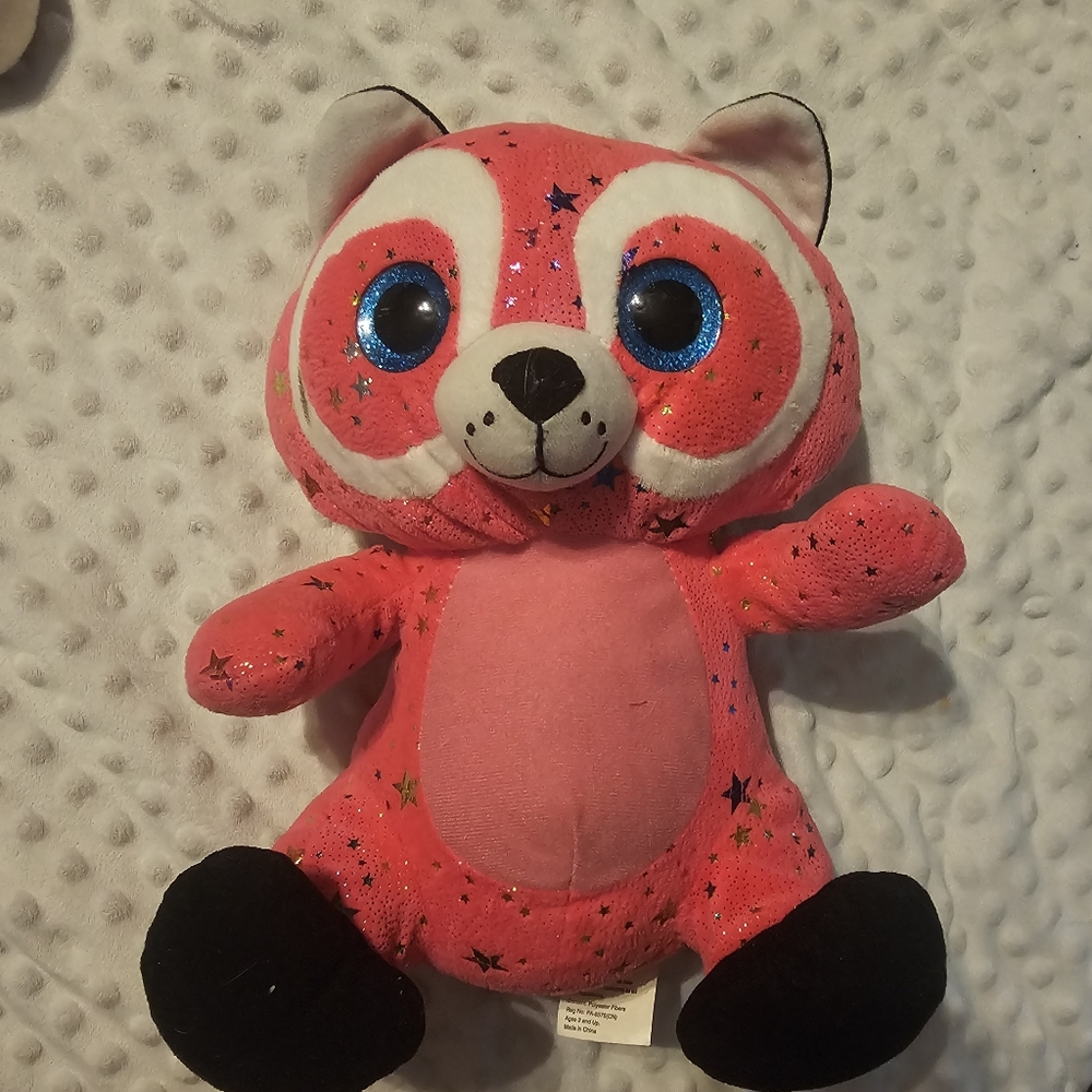 Peekaboo Pink and Black Plush Toy